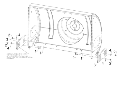 Slide Shoes Diagram and Parts List for 2X524SWE (31BM53TR709)(2016) Cub Cadet Snow Blower